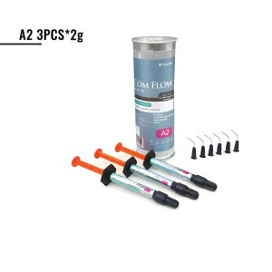 6Pcs/Box Tcom Flow Flowable Light Cure Composite Resin A2/A3 Dental Oral Filling Fluid Resin