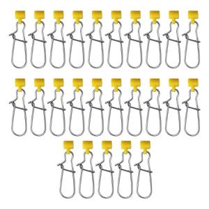 25ชิ้นคลิปตกปลาแขวนเหยื่อปลอมสำหรับงานหนักตัวเลื่อนหมุนอุปกรณ์เสริมตกปลาอุปกรณ์ตกปลาประมงน้ำเค็ม