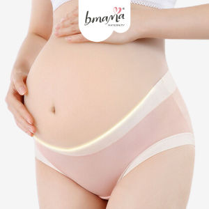 Maternity Panties Women Modal Seamless Low Waist Breathable Elasticity Perfect for Pregnant Mom - SET (4pcs/Pack)
