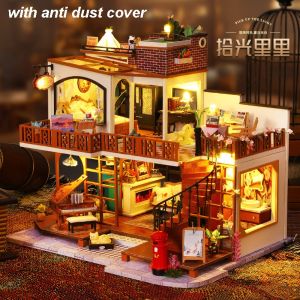 Dollhouse Miniature DIY Tradition Ancient Town A Splendid Family ES008 (Anti Dust Cover Include) 有防尘罩