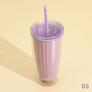 HAYYLIFE Double Wall Simple Cold Cup 720 ML BPA Free HL-AAB927