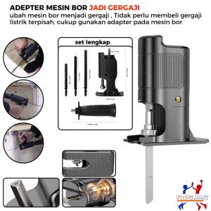 Reciproating Sambungan Bor Jadi Gergaji Adaptor Bor ke Gergaji Sambunga Bor Serbaguna