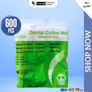 Resmile Dental Cotton Roll SIZE #2 (10x38mm) 600rolls