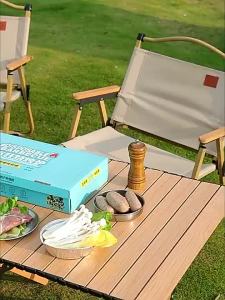 & Portable Charcoal Grill BBQ Set Biodegradable Mini Grill Charcoal Included Inst