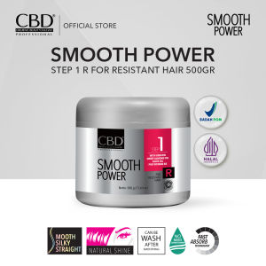 500gr Cbd Smooth Power Step 1 Damaged Normal Resistant Hair Neutralizer Step 2 Haircare Perawatan Rambut