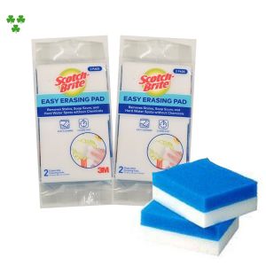 3M Scotch Brite Disposable Easy Erasing Cleaning Pad 2/Pack 7.5x6x3cm Remove Markers