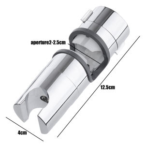 Universal Shower Head Holder Adjustable ABS Chrome Shower Rail Holder Bathroom Accessories Shower Mounting Brackets