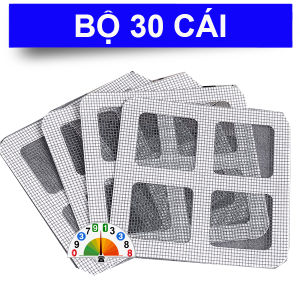 Combo 30 Miếng Dán Chặn Rác Túi Lọc Rác Thoát NướcNhà Bếp Nhà Vệ Sinh
