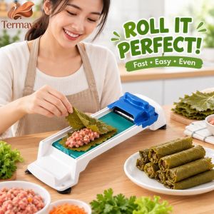 Sturdy Plastic Spring Roll Sushi Maker Wrapper Roller Kitchen Tool For Vegetable Meat Home Cook