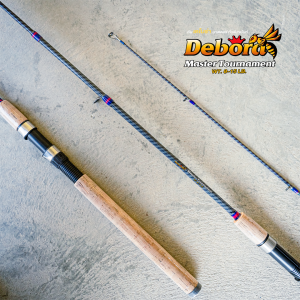 คันDebora(เดโบร่า) คัน2ท่อน ธรรมชาติ หน้าดิน สปิ๋ว เหยื่อปลอม เวท8-15lb ไฟเบอร์ผสมคาร์บอนน้ำหนักเบา