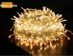 45M 280LED Deepavali Fairy String Lights Outdoor Waterproof LED Light Strip Garden Wedding Party Diwali Decoration