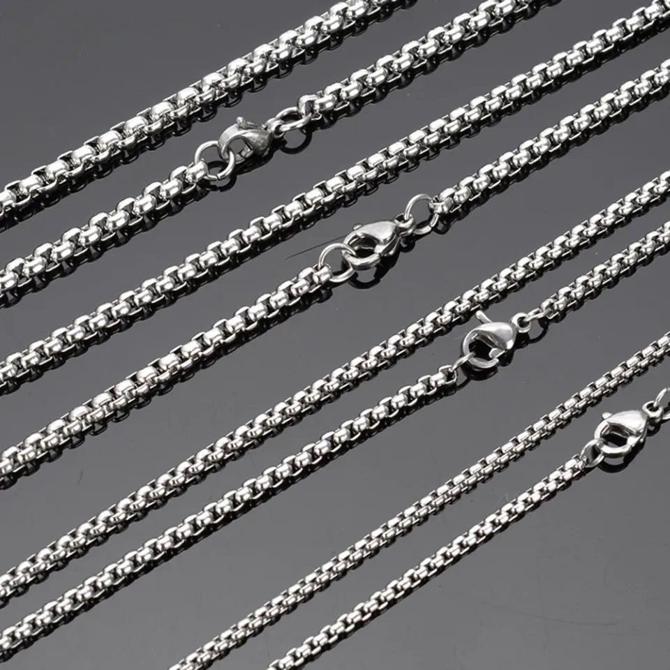1PCS Mens Titanium Steel Pure Stainless Steel Chain Accessories