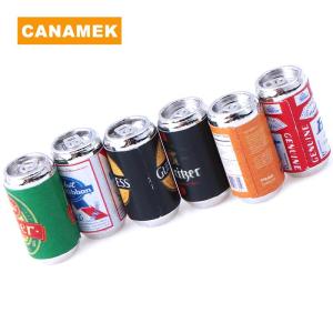 【CANAMEK】 6pcs/Set Bottle Beer Miniatures For 1:12 Dollhouse Miniature Kids Play Toys
