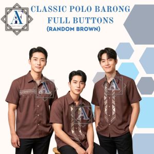 AAF Auslo Factory 2026 Assorted Detailed Embroid Polo Barong Formal Attire live