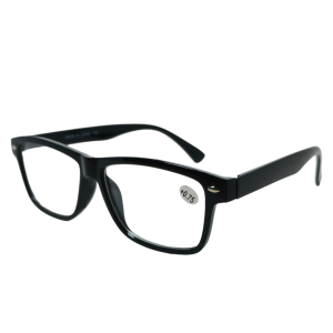 Kacamata Baca Pria / Wanita Dengan Model Kotak Lensa Plus Free Gift - HJ596P.NS BLACK