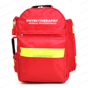 Ransel Jumbo PHYSIOTHERAPIST Emergency Kit Tas Perlengkapan Medis P3K Ransel Medical Bag