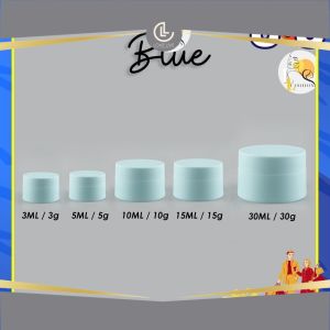 [L&L] Face Cream Jar 3ML- 30ML Matte Frosted Plastic Body Lotion Bottle Mask Refillable Container Cosmetic For Travel Toiletries Kit - Bekas Krim Muka