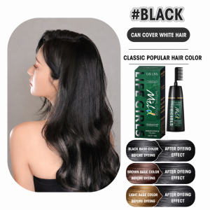 500ML Hair Color Permanent Original Hair Dye Shampoo Organic Black/Brown Hair Color
