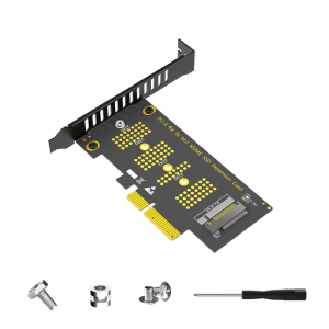 อะแดปเตอร์แปลงดิสก์แบบแข็ง Nvme 4X ต่อขยายคอมพิวเตอร์ขนาด16G