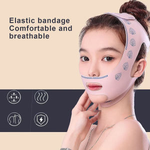 Upgraded Elastic Face Slimming Bandage Face Mask V Shape Lift Up Skin Care Beauty Tools Facial Mask Facial Double Chin Skin Bandage 3D Face-lift Bandages Sleep Face Powerful Face-lift Facial Tool Chin Up Mask Face shaping Sleep Lifting Facial Strap