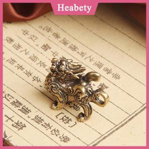 Heabety Tượng nhỏ đồ trang trí phong cách Trung Quốc Thịnh Vượng bằng đồng thau giàu có trang trí phong cách phong cách phong cách phong thủy