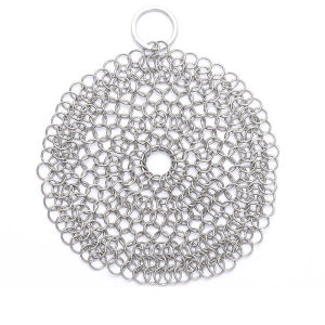 Nồi thép không gỉ bàn chải chùi rửa Cleaner nhà bếp rỉ sét nồi chảo Net lau chà vệ sinh thép chất tẩy rửa scraper bàn chải kim loại bàn chải làm sạch