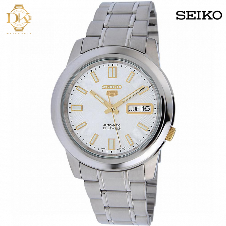 Seiko 5 Sport Automatic SNKK09K1 Silver All Stainless Steel Men s