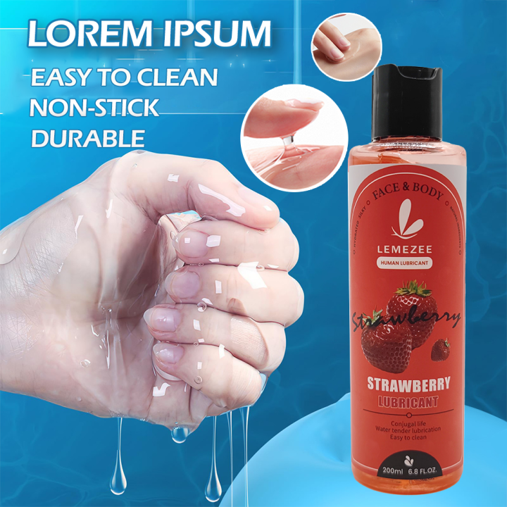 Lemezee Lubricant Gel Water Based Lubricant Strawberry Pelincir Personal  Lube 200ml Single Item Strawberry Lubricant Peach And Strawberry Flavor -  Lazada | Lazada
