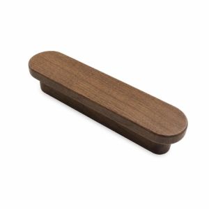 SJJL Walnut Wood Furniture Handles Long Solid Multi-sized Cabinet Handles T-Shape Drawer Pulls Cupboard Wardrobe