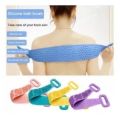 Sikat Punggung Mandi Bath Back Scrubber Silikon Silicon Silicone Towel Body Belt Brush Alat. 