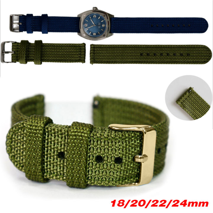 Quick Release Nylon Braided Watch Band 18mm 20mm 22mm 24mm Universal