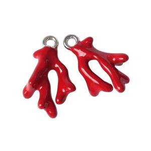 Nghệ nhân oceanics san hô hạt charm hợp kim mặt dây chuyền cho phụ kiện thủ công crafting xách tay đa năng thiết kế