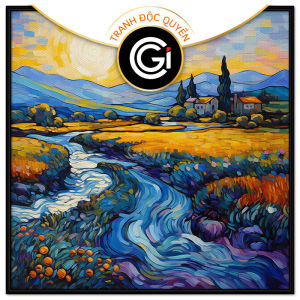 Tranh Van Gogh Treo Tường Canvas tranh dán tường tranh phong cảnh sơn dầu CGI-52