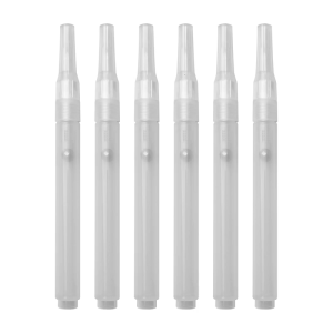6Pieces Acrylics Empty Marker Empty Brush Pen Refillable Empty Pen For Painting on Fabric Canvas Metal Glass Stone