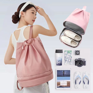 Dry-Wet Separation Dry Bag Waterproof Swimming Bag Large Capacity Gym Backpack Yoga Fitness Bag