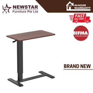BedSide Mobile Table / Standing Computer Table / Desk / Coffee Table With Gas Lift / Adjustable Height Table - Newstar Furniture
