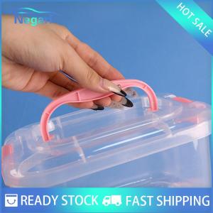 NG Motor✨ COD ✨ Car PP Plastic Storage Box With Lid Portable Kids Toys Student Stationery Jewelry Storage Case Container Cosmetics Sorting Box