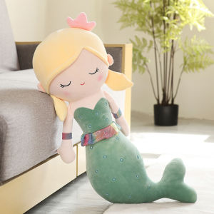 JOJO CASTLE Large Mermaid High Quality Filled Cotton Stuffed Plush Toy for Girls Princess Rag 40/60/80/105cm  Marine Life Hugging Cushion Kids Present