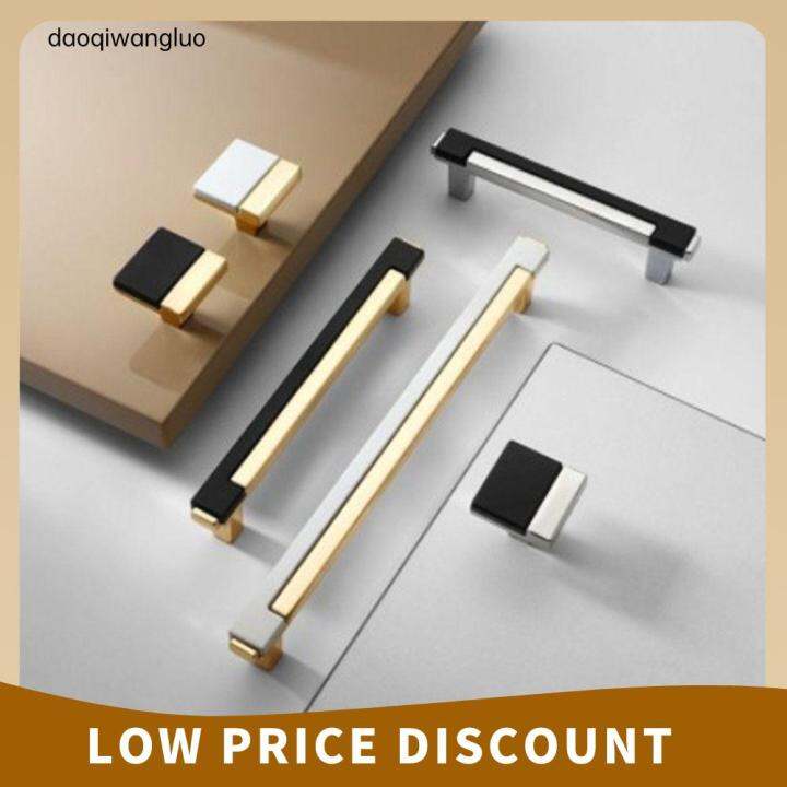 Daoqiwangluo Simple Modern Zinc Alloy Kitchen Door Cupboard Furniture Drawer Pulls European