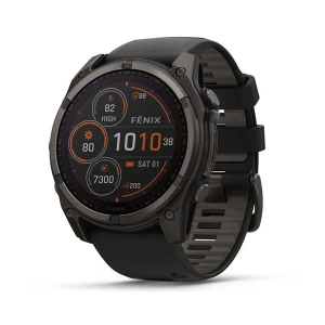 Garmin Fenix 8 Solar | Premium All-Rounded Multisport GPS Outdoor Smartwatch | With Dive Capability & Voice Control Features