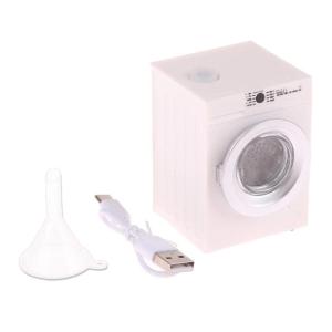 Multipurpose Dollhouses Laundry Room Furniture 1 12 Scale Miniature Washing Machine with Realistic Spin Function