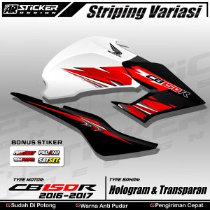 Stiker Striping Variasi CB 150 R New Transparan Sudah Cutting Stiker CB 150 R 2016-2017 AR Store 04