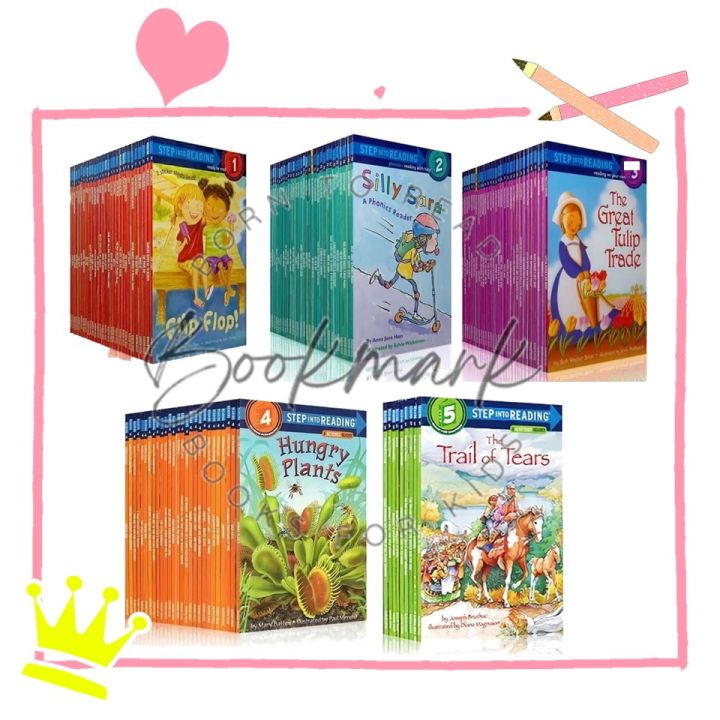 Ready Stock] Step Into Reading Level 1 to 5 Series (30 books