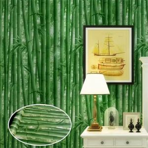 BHW wallpaper Waterproof PVC Wallpaper for Walls - Moisture-Resistant Easy to Clean Durable Home Decor - Ideal for Living Room Bedroom Kitchen & Bathroom - Modern Designs Peel & Stick