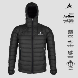 Jaket Gunung Pria Wanita Aether Series Jacket Anti Angin Casual Hiking Outdoor Terbaru