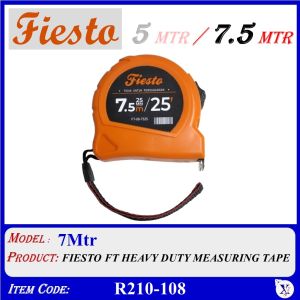 (5Mtr / 7.5Mtr) FIESTO FT HEAVY DUTY MEASURING TAPE - R210-107 R210-108