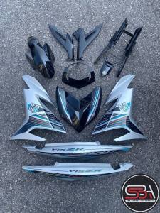 COVERSET YAMAHA Y15ZR YSUKU V1 V2 SILVER ROBOT SMX B176 ORIGINAL HONG LEONG HLY / ORIGINAL VELOZI SIAP TAMPAL