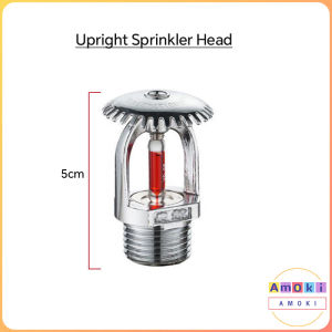 Amoki【Ready in Stock】 Instant Response Stainless Steel Fire Sprinkler Head Upright/Penden Sprinklers 1PC