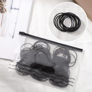 Ikat Rambut Karet Korea 100pcs Polos Premium Elastis Tidak Mudah Putus Fashion Wanita Dewasa