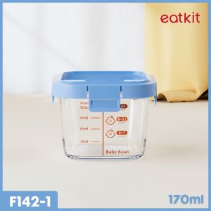 Eatkit Baby Food Container Penyimpanan Mpasi Bayi Wadah Kaca Penyimpanan Bpa Free